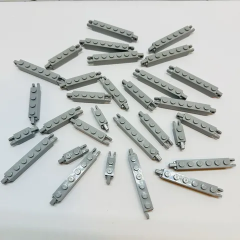 LEGO Lot Of 30 Hinge Bricks Locking Double w/Vertical Finger 1x6 1x4 1x2