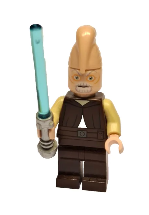 LEGO Star Wars Minifigure Ki-Adi Mundi sw-0319, Includes Lightsaber