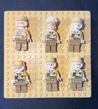 LEGO Minifigure Lot of 6 Star Wars Hoth Rebel Troopers