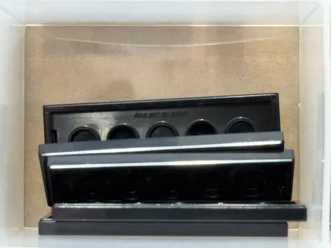 LEGO Parts - Black Tile 2 x 6 - No 69729 - QTY 5
