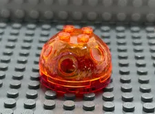 Lego 30286 Rock Artic Globe top transparent orange