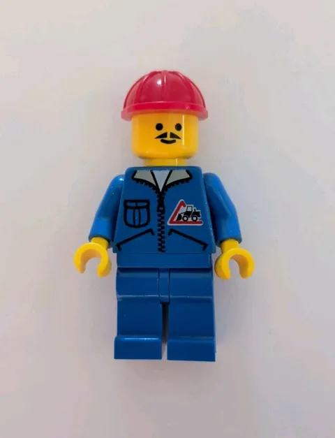 Lego Minifigure City Male Bulldozer Construction Worker jbl002  6581 6439 6326