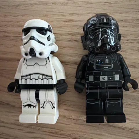 Lego Star Wars Tie Fighter Pilot and Stormtrooper from 75300 minifigures