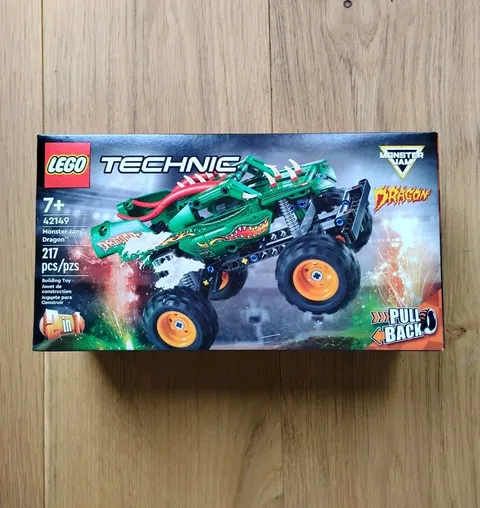 Lego 42149 Technic Monster Jam Dragon New Sealed Retired