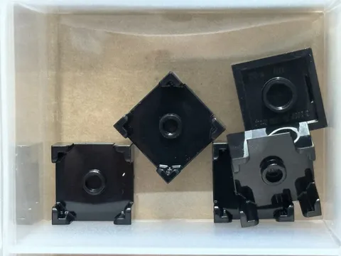 LEGO Parts - Black Container, Box 2 x 2 x 1 Half Stud - No 3131 - QTY 5