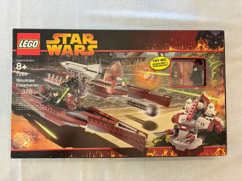 LEGO Star Wars: Wookiee Catamaran (7260) NIB Sealed 2005 ROTS Episode III HTF!