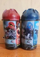 USED - LEGO Bionicle Toa Metru Nui Toa Vakama Set #8601 & Blue Toa Nokama #8602
