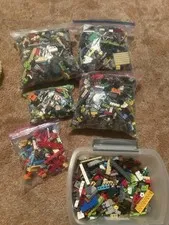 LEGO 12 Pounds Random Pieces Building Plate Blocks Bulk Lot some mini fig parts 