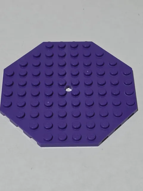 LEGO Plate Dark Purple ● 10 X 10 Octagonal ● 89523 ● QTY 1