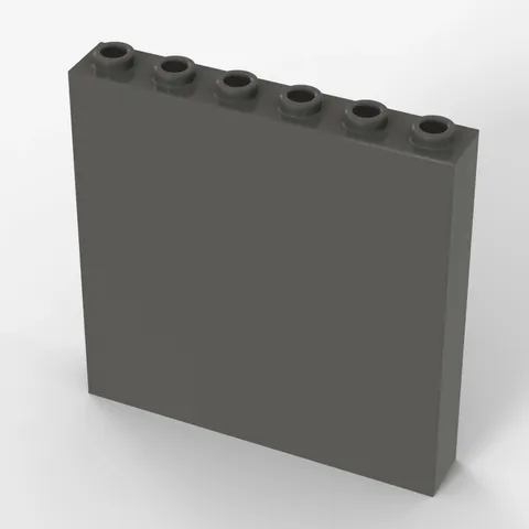 LEGO ® Brick: 3754 - old dark grey - used