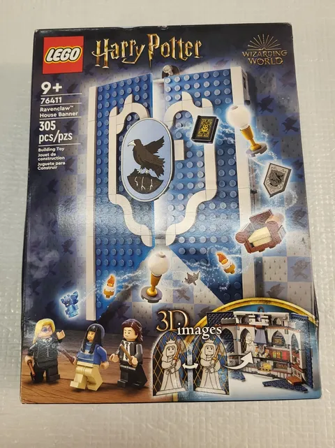 LEGO Harry Potter Ravenclaw House Banner 76411 Set, 305 pcs, Ages 9+, 3D