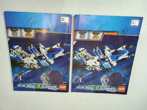 LEGO Space Police Galactic Enforcer 5974 Books 1 & 2 Manual Instructions ONLY