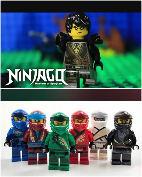 LEGO Ninjago Minifigure Lot 4 Pack Cole Day Of The Departed Jay Lloyd Weapons