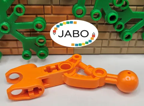 (S18/8/2) LEGO Hero Factory 87796 Arm/Leg Leg Angular Orange