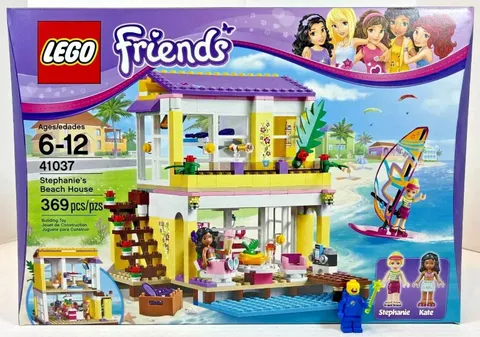 LEGO 41037 Friends Stephanie's Beach House New Sealed Retired City Swim Surf 