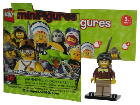 LEGO Series 3 Pilot Aviator (2011) MiniFigure Toy Figure