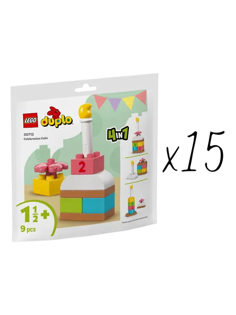 LEGO DUPLO Celebration Cake 30712 Party Favors 15 Pack Birthday Toddler Sealed