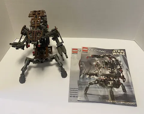 Lego Star Wars 8002 Destroyer Droid Droideka Incomplete with Instructions 2000