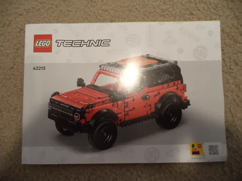 LEGO Technic Instruction Manual 42213 Ford Bronco SUV
