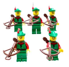 LEGO Castle Forestmen Minifigures Set of 5