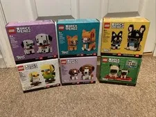 Lego Brickheadz Pets Lot of 6 sets 40440 40479 40443 40480 40543 40544 - NISB