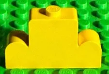 Vintage LEGO Brick 1 x 4 x 2 Center Stud Top Pirates I Black Seas Barracuda RARE