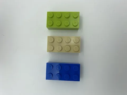 LEGO 2x4 Bricks - Mixed Colors Bulk Lot Of 100 Random #3001 Cleaned
