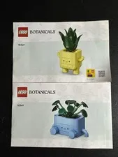 LEGO Botanicals 10349 Happy Plants Instruction Manual Only