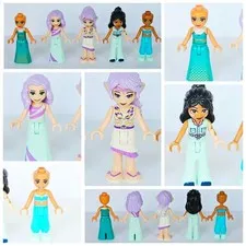 LEGO Friends Elves Mini-doll Figures Lot of 5 Fantasy Modern Characters Toy