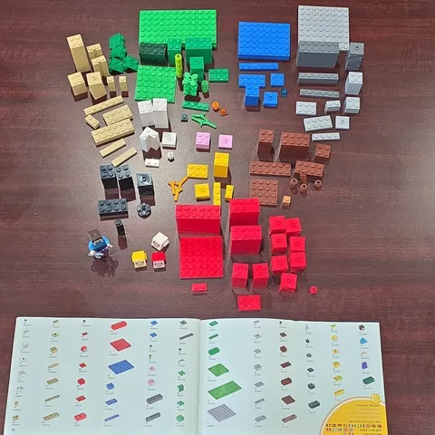 LEGO Minecraft 21153 The Wool Farm Retired Set w/ Steve & Instructions