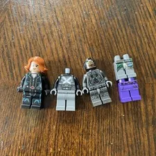 LEGO Minifigure 76050/76029 Ultron Sentry Black Widow Crossbones | Free Shipping