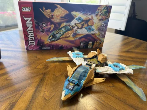 LEGO NINJAGO: Zane's Golden Dragon Jet (71770) Build Only COMPLETE