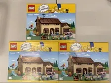 LEGO The Simpsons House 71006 Original Instruction Manuals Books 1 2 3 Complete