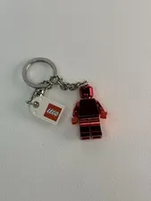 LEGO Red Chrome VIP Minifigure Keychain
