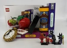 LEGO 43227 Disney Villain Icons 100th Anniversary  w/ Instructions & Minifigures