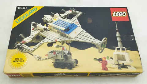 LEGO 1593 Super Model with BOX ORIGINAL BOX Classic Space Spaceship HYPER RARE 928 924