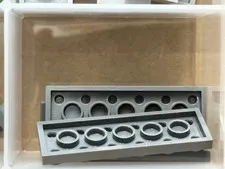LEGO Parts - Dark Bluish Gray Plate 2 x 6 - No 3795 - QTY 5