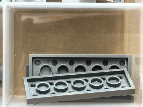 LEGO Parts - Dark Bluish Gray Plate 2 x 6 - No 3795 - QTY 5