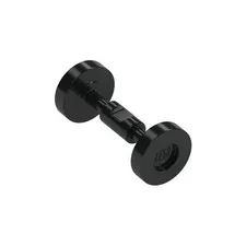 LEGO 25x Black Wheel Skateboard / Trolley inv.603
