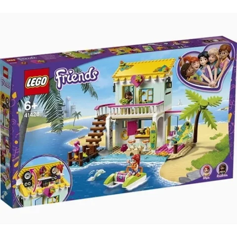 LEGO Friends 41428 Beach House Summer Vacation Set 444pcs