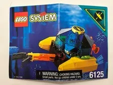 LEGO Aquazone: Sea Sprint 9 (6125) 100% Complete, Excellent Condition!