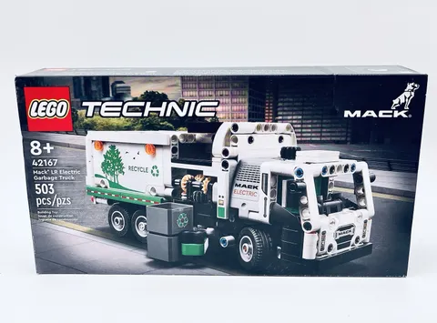 LEGO TECHNIC Mack LR Electric Garbage Truck 42167 New in Box