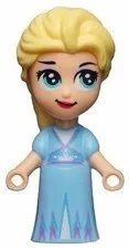 LEGO Disney Princesses Elsa with Bright Light Blue Dress Micro Doll from 43189