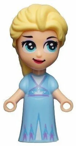 LEGO Disney Princesses Elsa with Bright Light Blue Dress Micro Doll from 43189