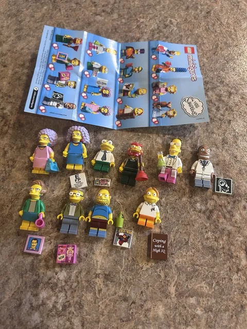 LEGO Simpsons Series 2 CMF Collectible Minifigures Lot Of 10