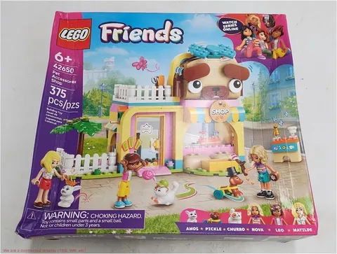 LEGO Friends Pet Accessories Shop Pretend Play Building Set 42650 SEE DETAILS