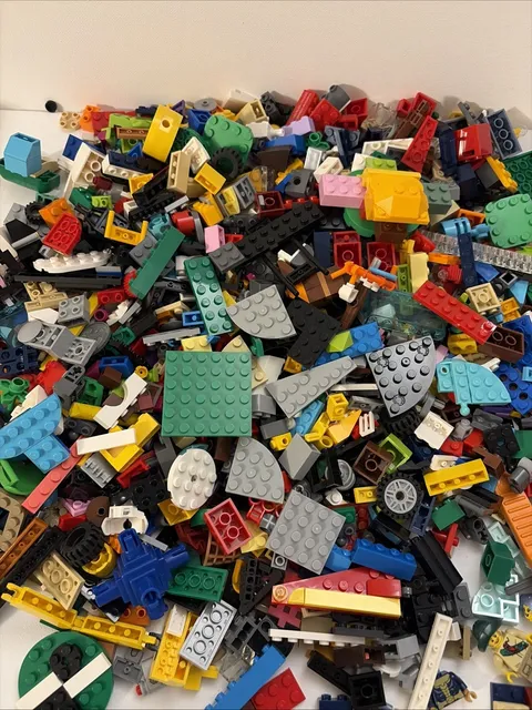 Lego 3 Lbs Bulk Picture Of Actual Pieces You Will Receive Happy Building