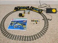 Vintage LEGO Train Cargo Railway 4559 Set Works 