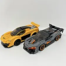 LEGO 75909 Speed Champions McLaren P1 + Senna Lot Of 2 w/ Mini Fig