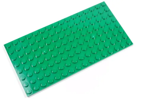 LEGO Green 8x16 Dot Plate S6